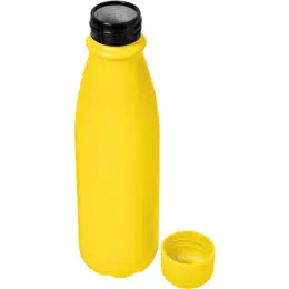 Altitude Nevaeh Aluminium Water Bottle Yellow Open